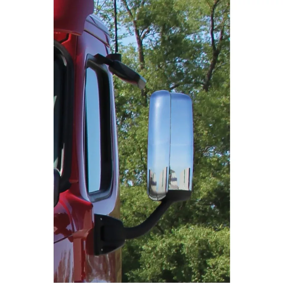 Freightliner Cascadia 2008-2017 chrome plastic back for Aero mirror – SINGLE
