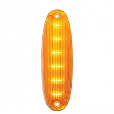 Freightliner Cascadia Amber 6 diode LED cab light