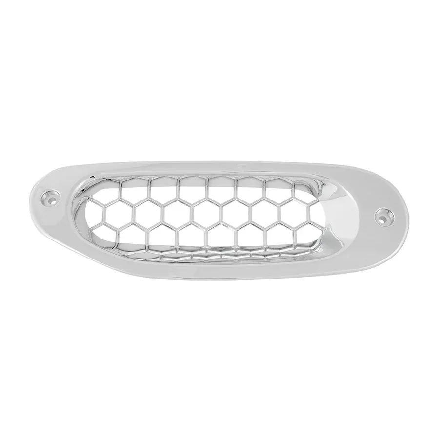 Freightliner Cascadia chrome plastic defroster vent - 1 opening