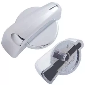 Freightliner Century -2001 chrome plastic air conditioner/heater knob