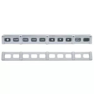Freightliner Century/Columbia chrome plastic engine keypad push button panel bezel