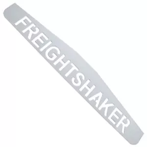 “Freightshaker” 24″ chrome mudflap weights w/3 bolt-thru holes – PAIR