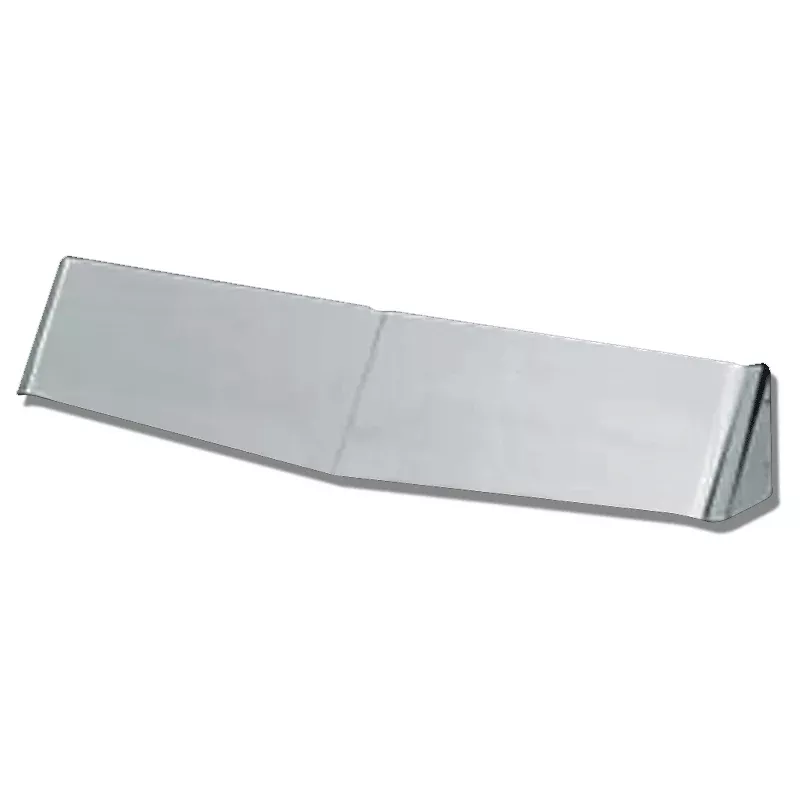 “Gangster” stainless steel rear sleeper window visor
