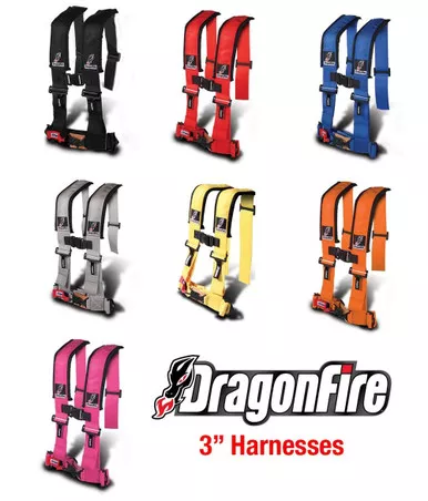General 4 Point 3″ Harness (H-Style) by Dragonfire Racing