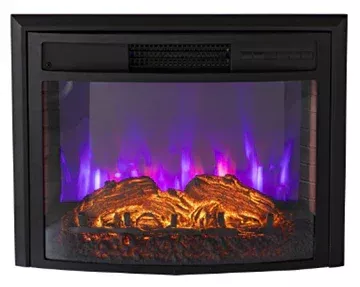 Greystone Curved Electric Fireplace