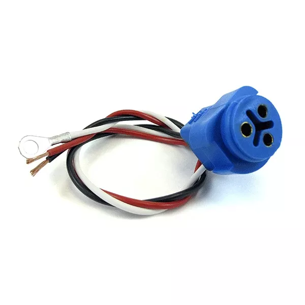 Grote 3 prong female round plug with 6″ leads
