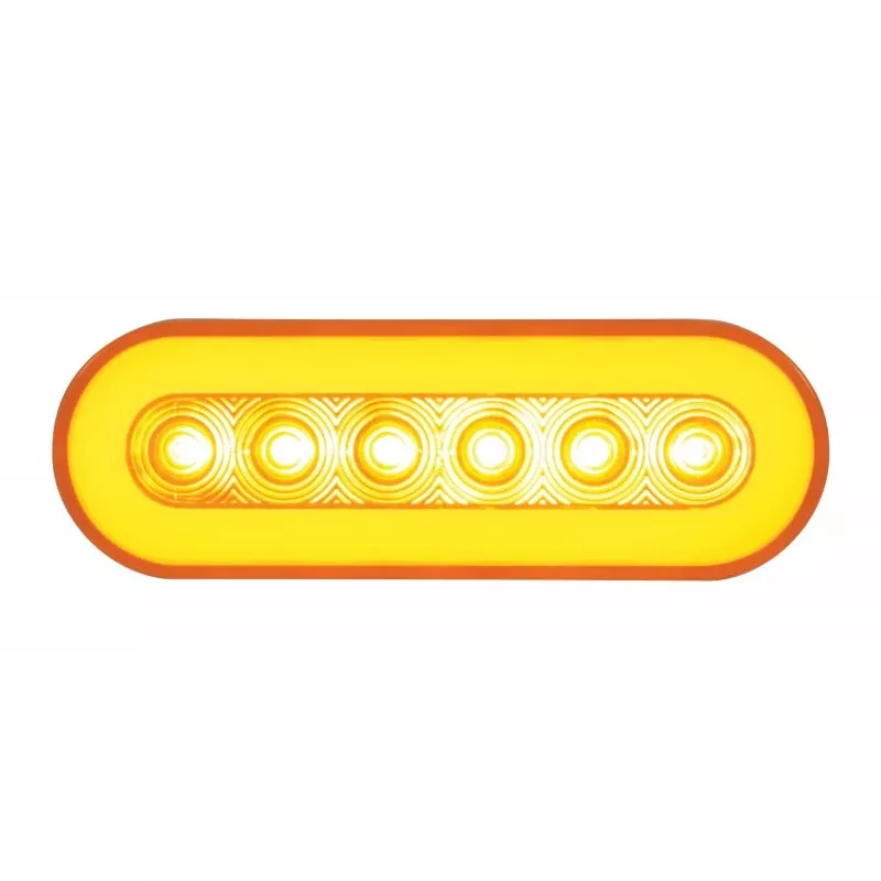 “Halo” Amber 22 diode oval LED turn signal light