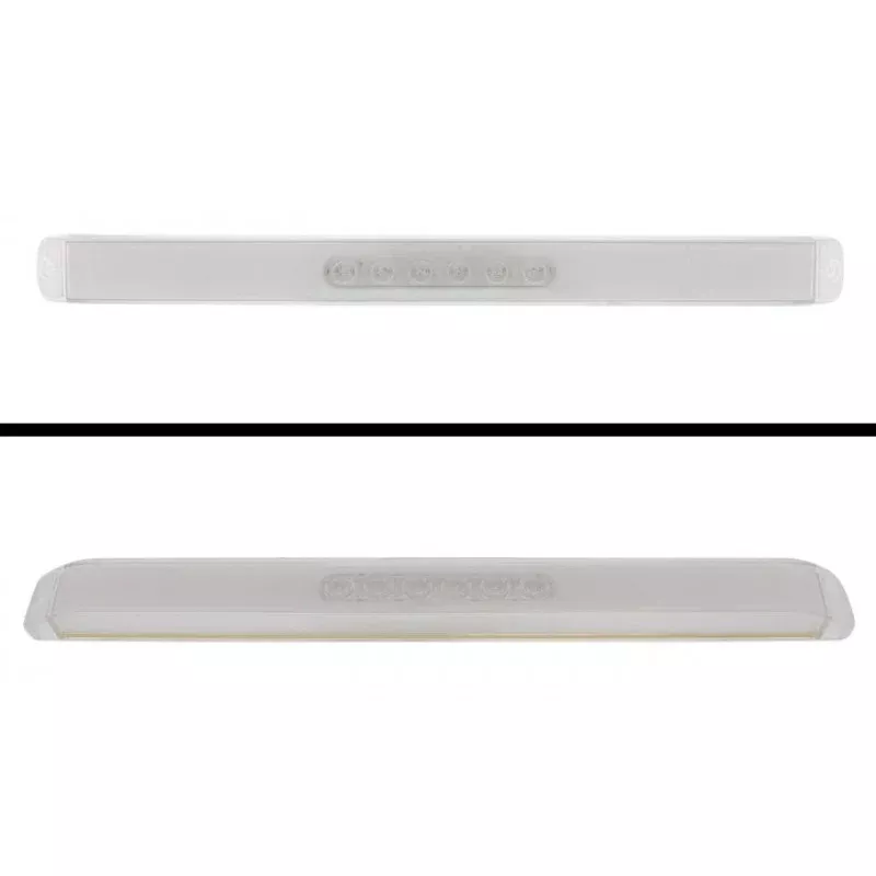 “Halo” Amber 28 diode 17″ LED turn signal light bar – CLEAR lens