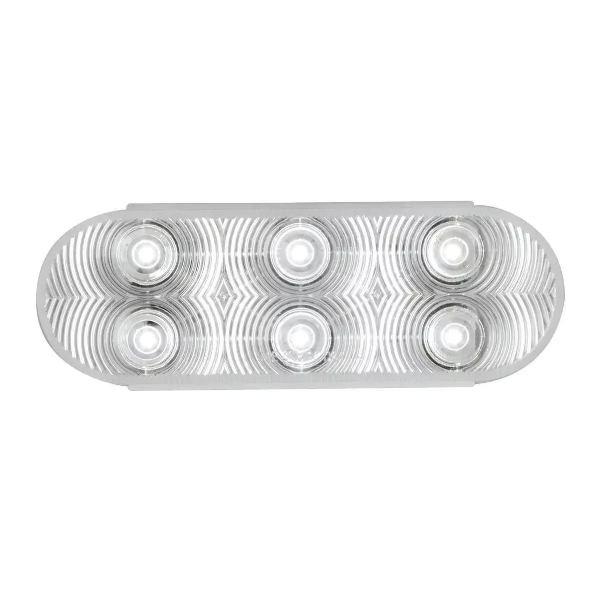“Highway Series” White oval 6 diode LED reverse light