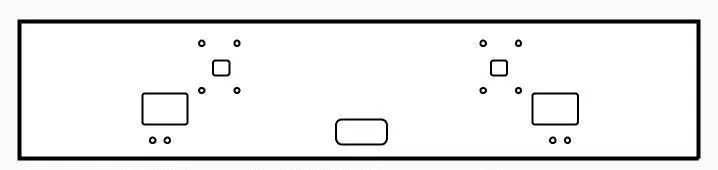 International 9900 I & IX Bumper Steel Chrome Without Foglights