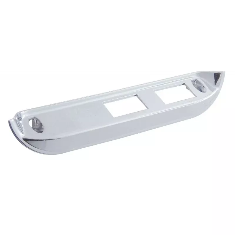 International chrome plastic door/window switch control panel – 2 Switch Holes