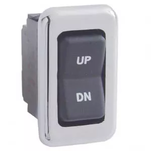 International chrome plastic window rocker switch trim – 3 pieces