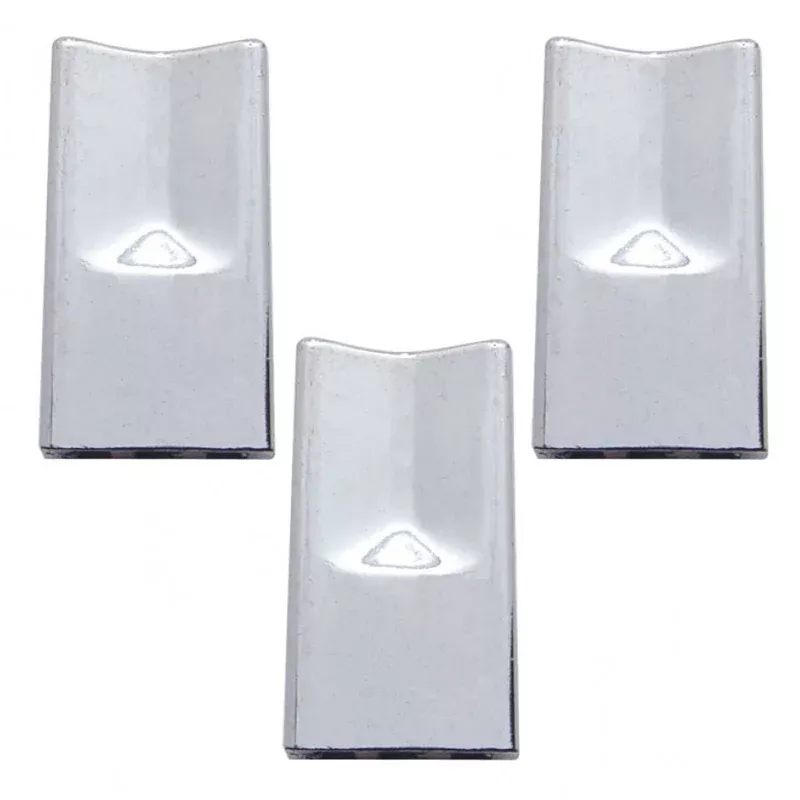 Kenworth -2001 chrome plastic air conditioner/heater control slider extension - 3/PACK