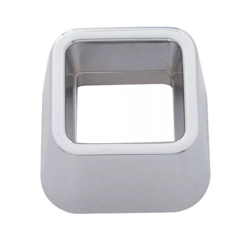 Kenworth chrome plastic turn signal and warning light indicator bezel - 3/PACK