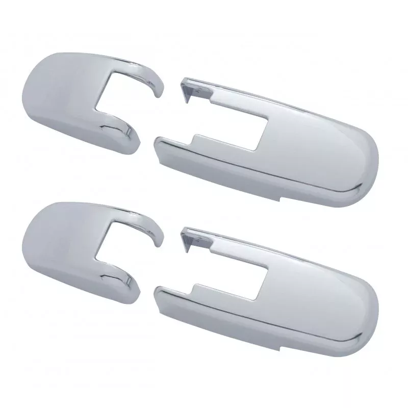 Kenworth T660/Peterbilt 386 chrome plastic hood latch cover – 4 pieces