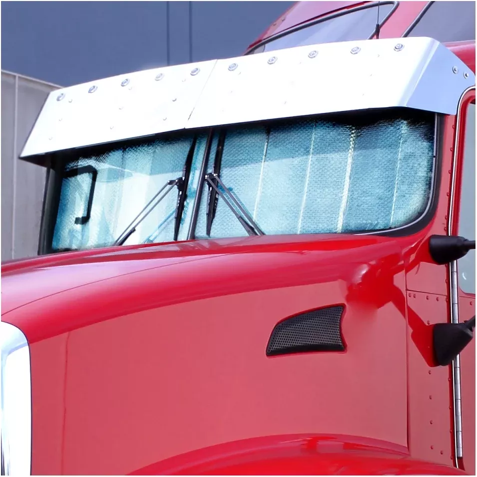 Kenworth T660 reflective cooling window shade