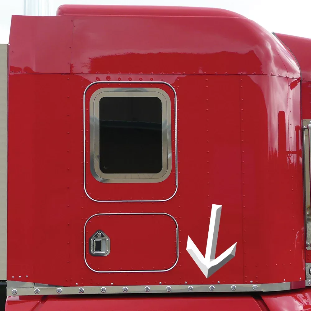 Kenworth T660 stainless steel 72