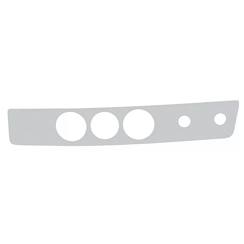 Kenworth T660/W900 2006+ stainless steel air conditioner/heater/brake knob panel