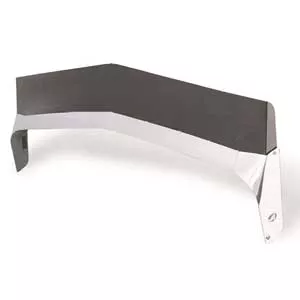 Kenworth T800 Aeroshield II smoke/polished aluminum bug deflector