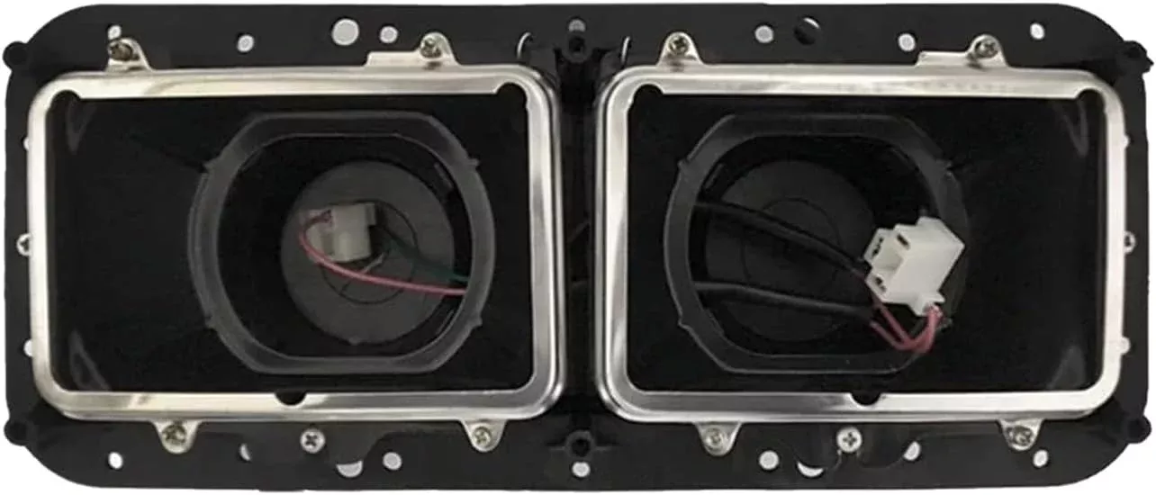 Kenworth T800 headlight bucket with chrome bezel - SINGLE