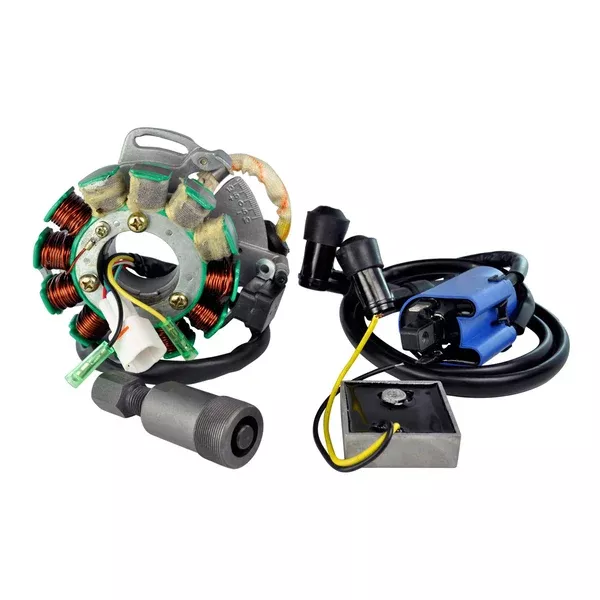 Kit Stator 200 W + Regulator Rectifier + Ignition Coil + Flywheel Puller for Yamaha YFZ 350 Banshee 1987-1994
