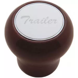 Large wood screw-on type air brake valve knob – Trailer