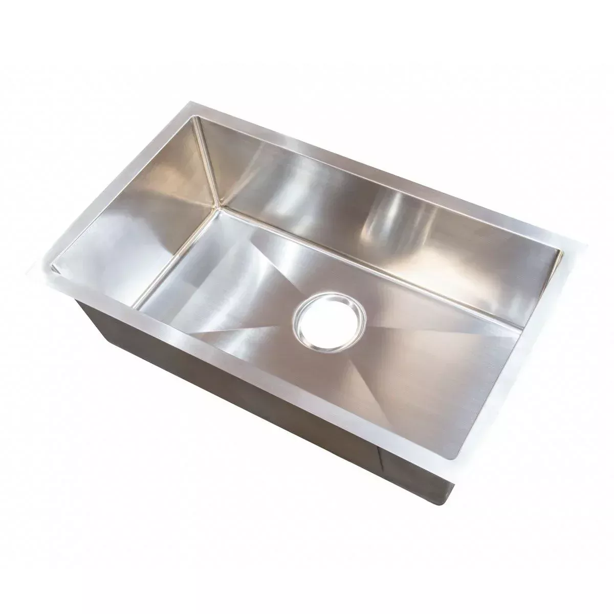 Lippert Single Square Sink, Stainless Steel