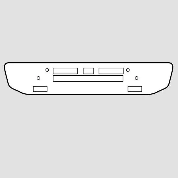 Mack R & RD Series Steel Chrome Bumper