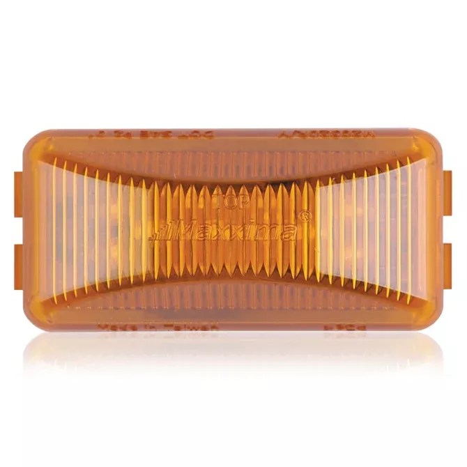 Maxxima amber 1″ x 2.5″ rectangular 8 diode LED marker light