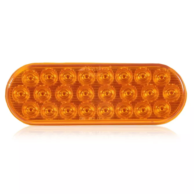 Maxxima amber oval 32 diode LED strobe w/dual/quad/split patterns