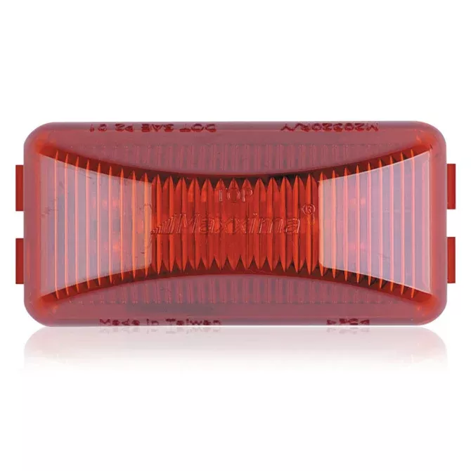 Maxxima red 1″ x 2.5″ rectangular 8 diode LED marker light