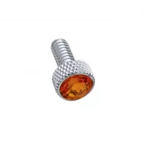 Peterbilt 2001-06 small chrome dash screw w /jewel – SINGLE