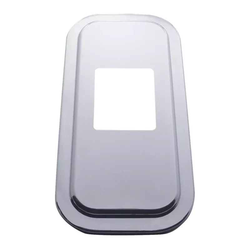 Peterbilt 2005+ extended hood stainless steel gear shift plate cover