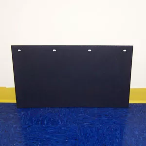 Peterbilt 24″ x 14″ black step box mudflap