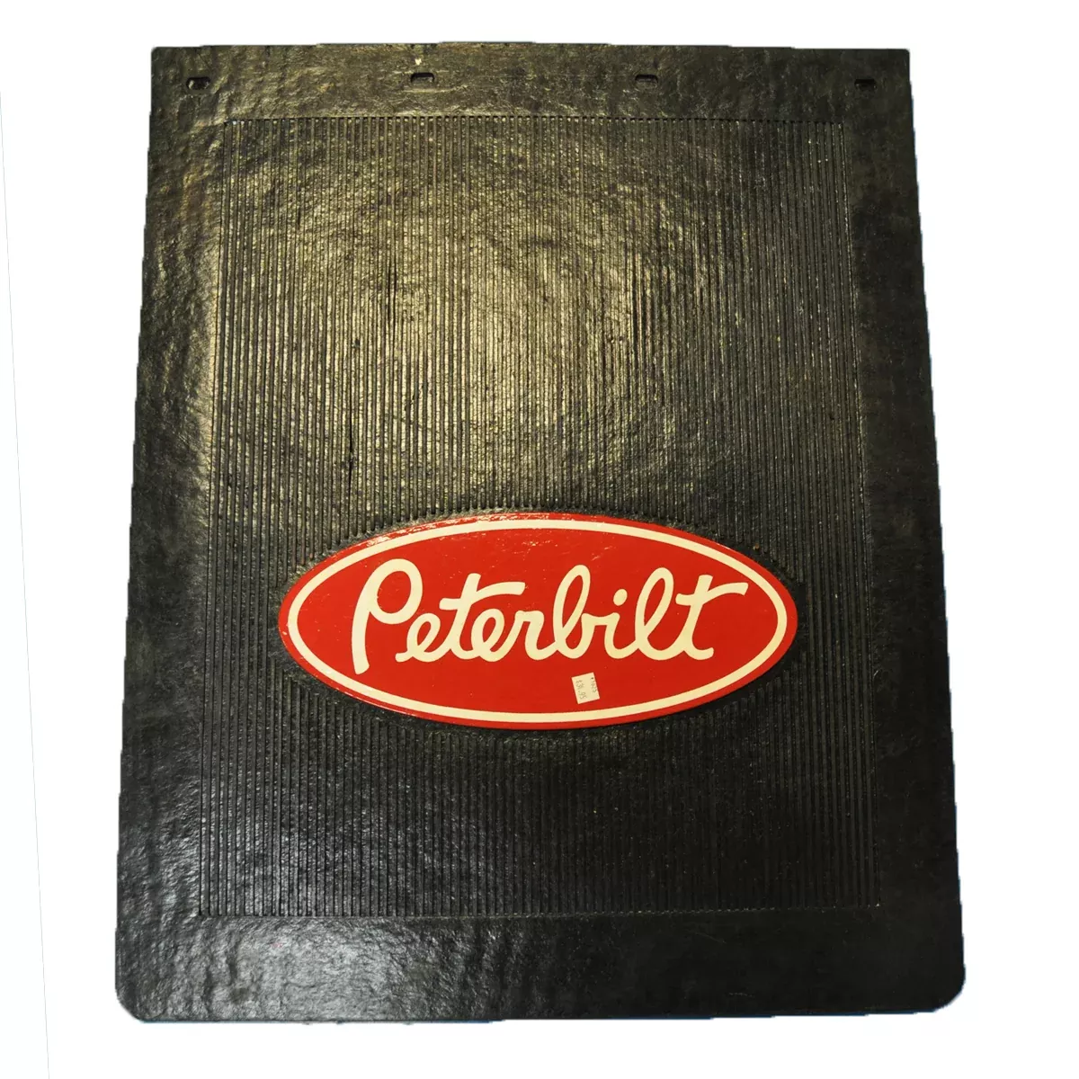 Peterbilt 24″ x 30″ deluxe black mudflap w/red and white logo
