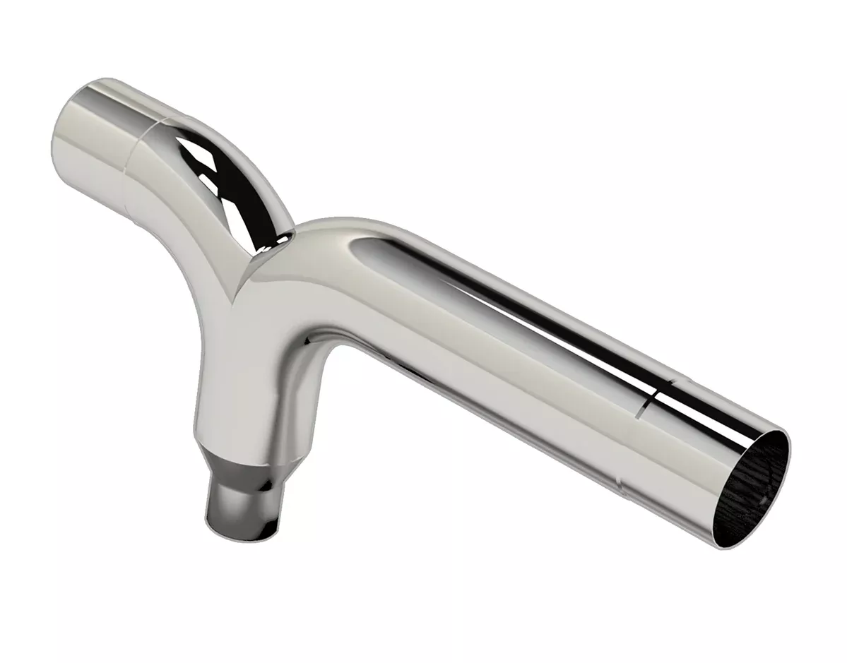Peterbilt 359 /379 chrome exhaust y-pipe – 7