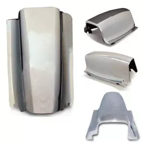 Peterbilt 379/389 2005+ chrome plastic lower steering column cover