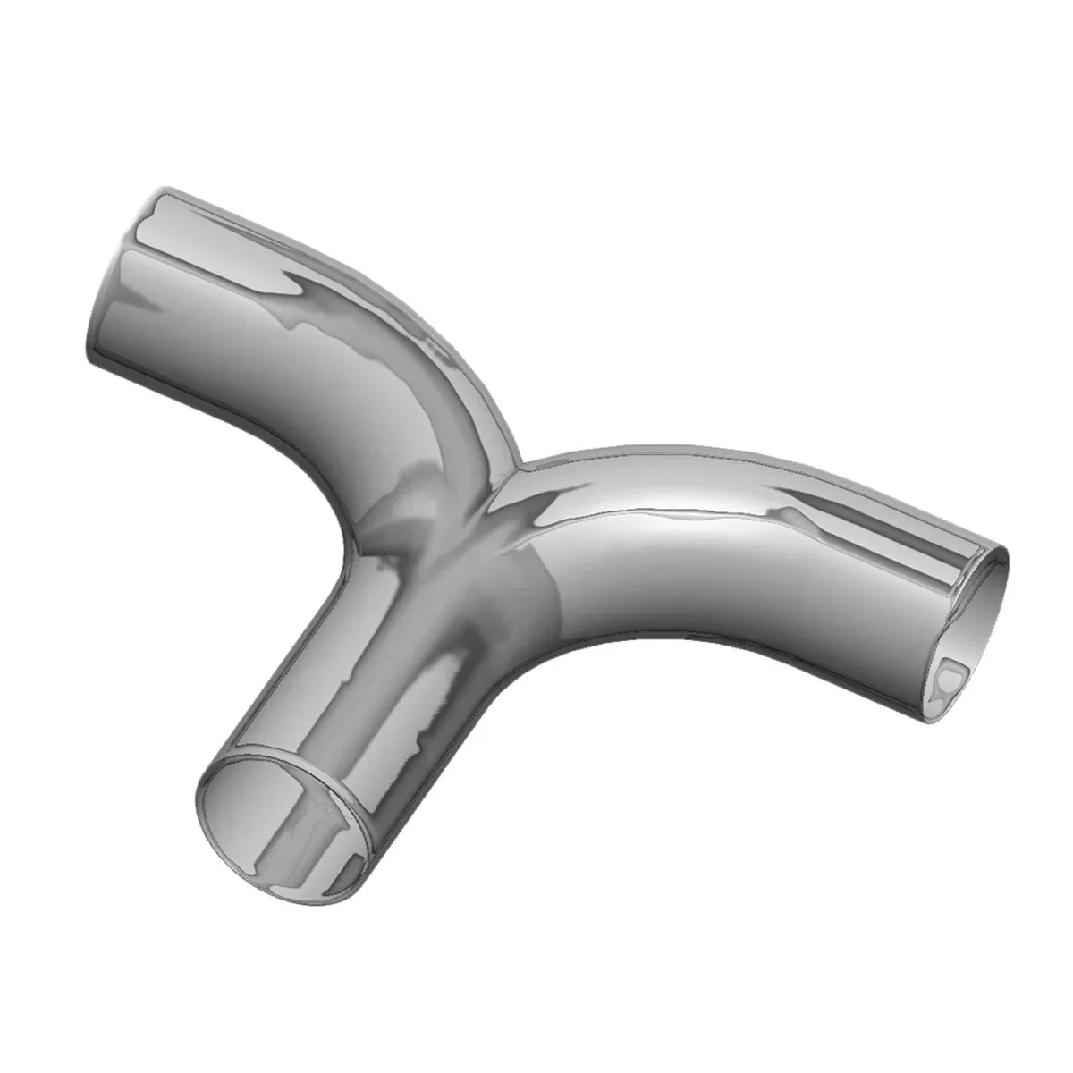Peterbilt 379 5″ diameter chrome y-pipe for exhaust kit