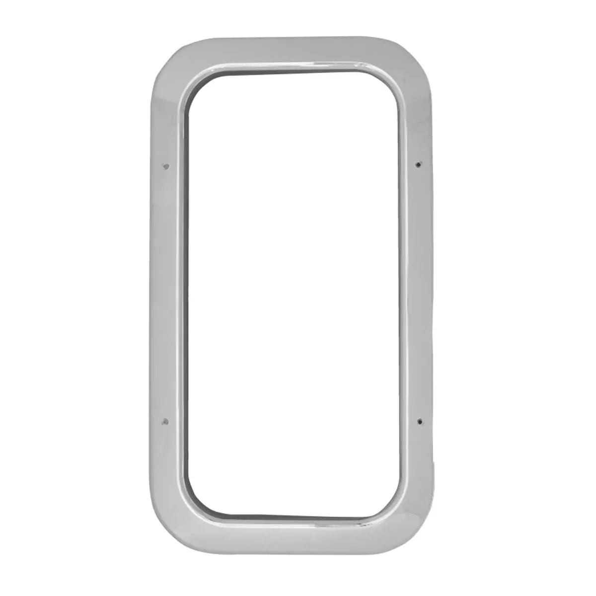 Peterbilt 386/389 chrome plastic interior door view window trim