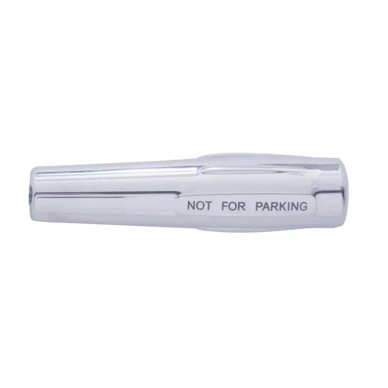 Peterbilt 386/389 chrome plastic "Not For Parking" handle cover