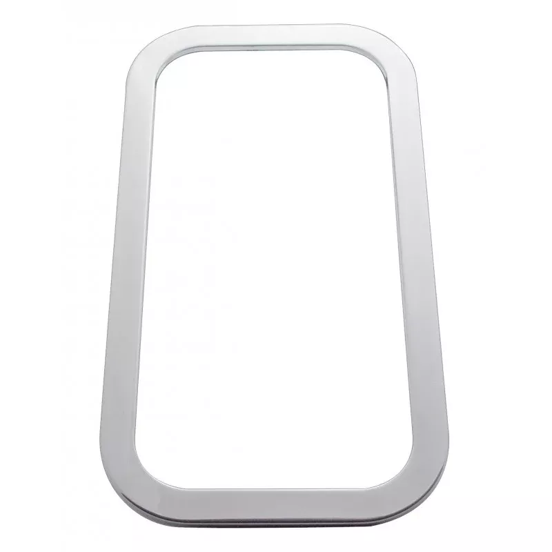 Peterbilt 386/389 stainless steel exterior door view window trim