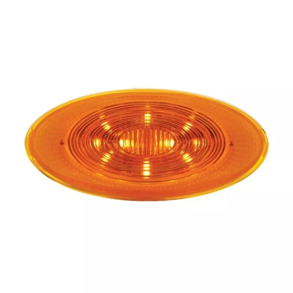 Peterbilt 386 amber 10 diode LED fender light