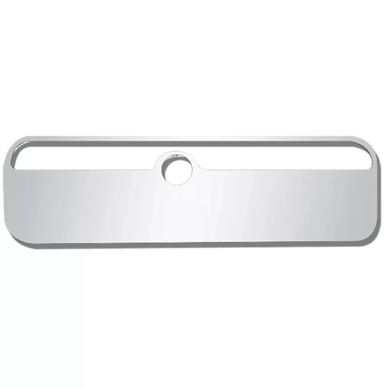 Peterbilt 389 stainless steel cubby door cover - passenger's side