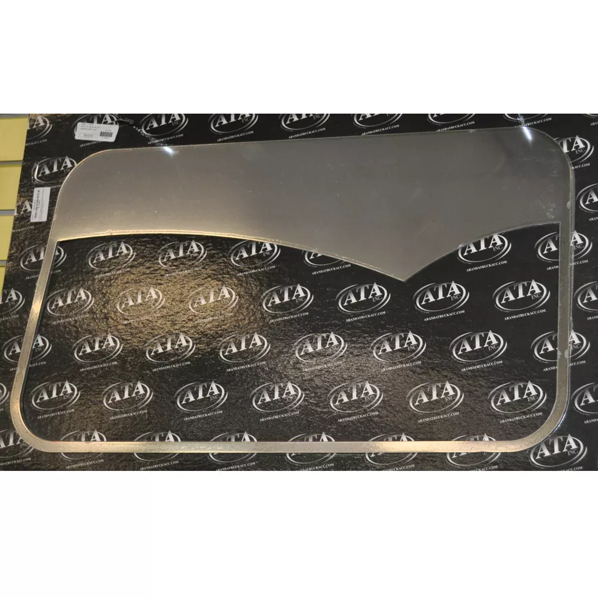 Peterbilt 8″ stainless steel chopped look trim for 70″ sleeper window – PAIR