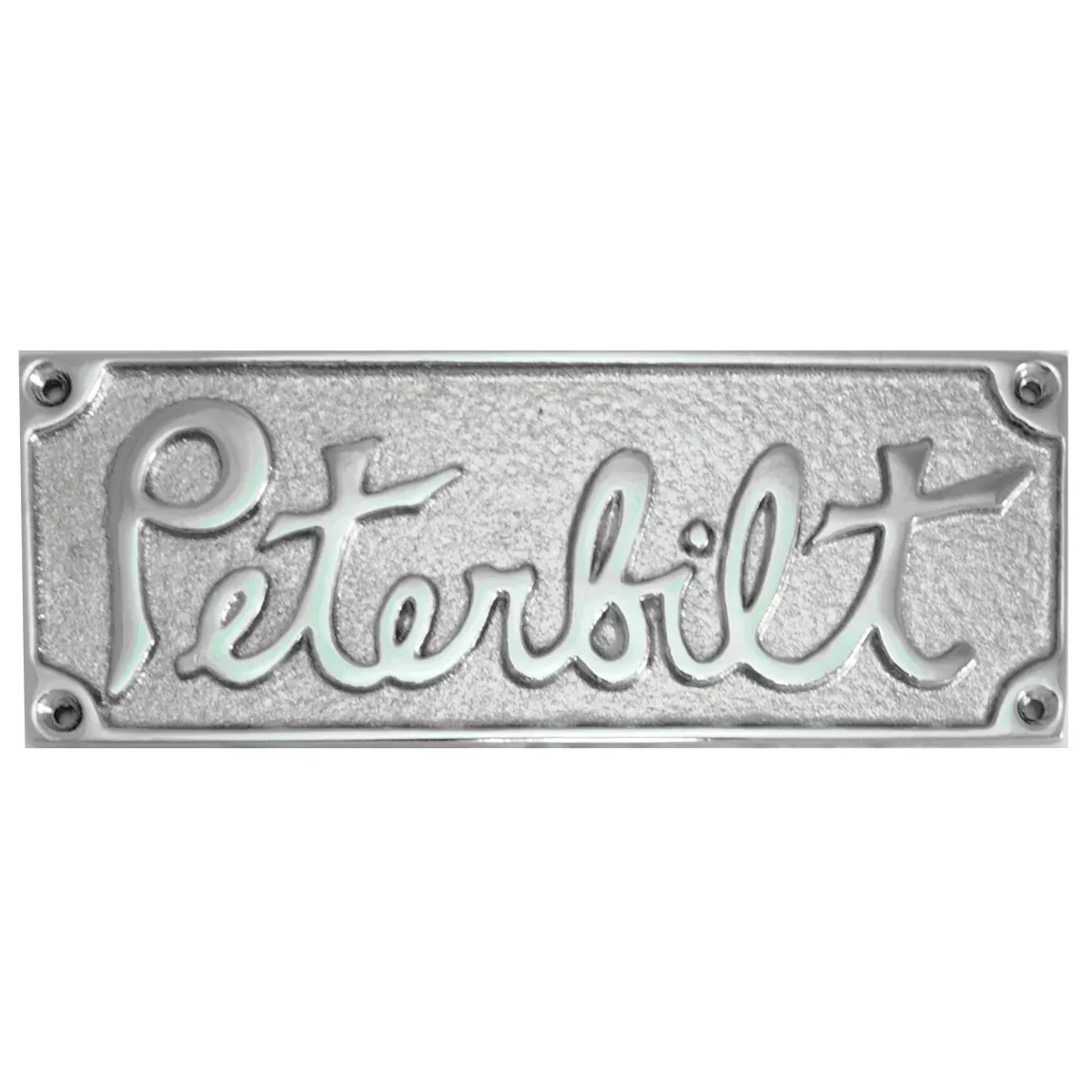Peterbilt old-style rectangular emblem – plain
