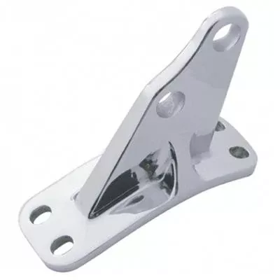 Peterbilt Unibilt chrome plated stainless lower cab mount exhaust bracket - SINGLE