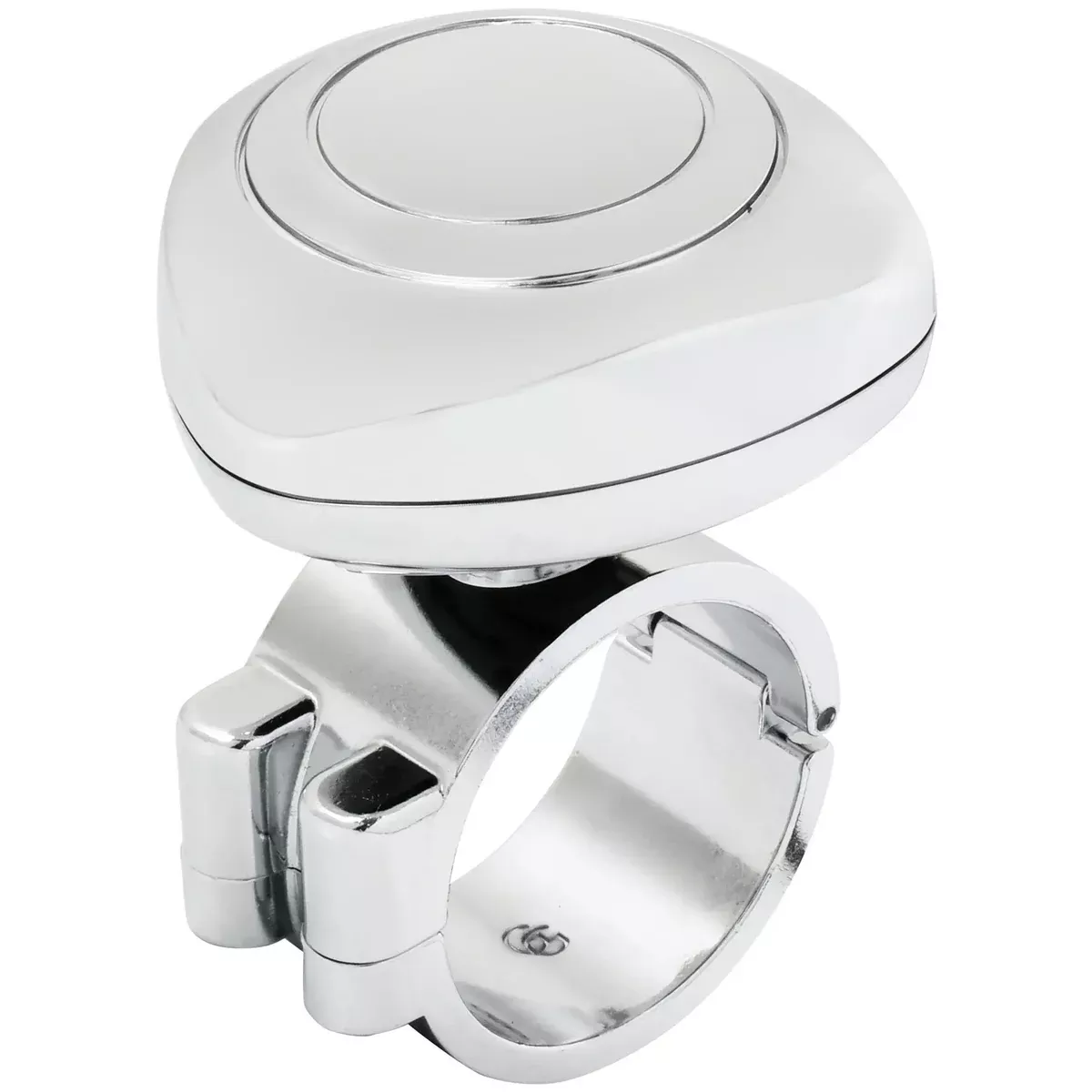 Plastic steering wheel spinner knob w/1-3/4″ diameter clamp for steering wheel covers
