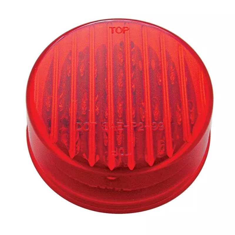 Red 2.5″ round 13 diode LED marker/clearance light