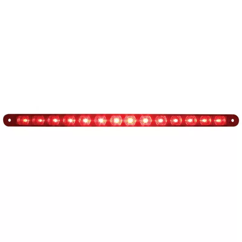 Red thin 12″ long LED stop/turn/tail light bar