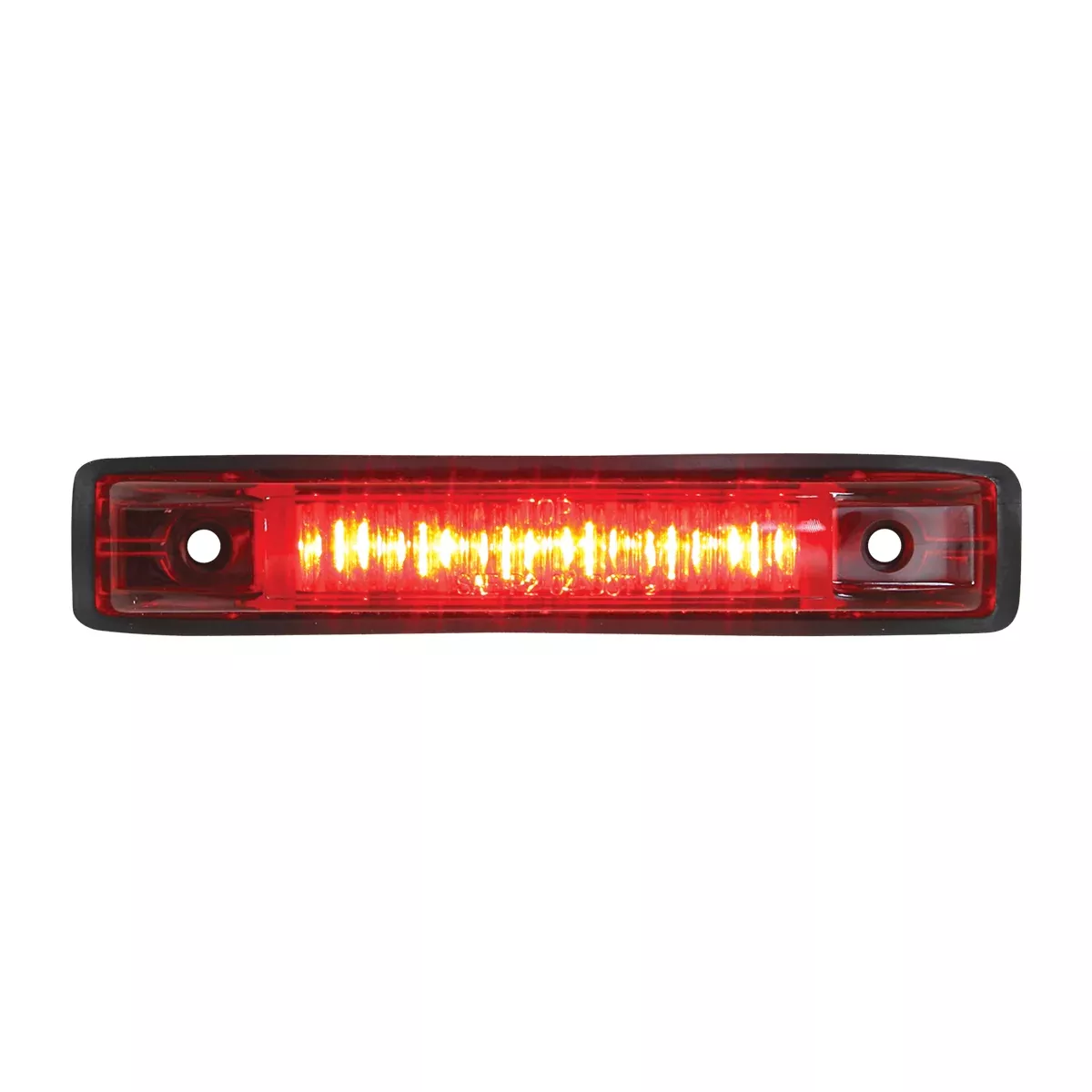Red thin line 6 diode LED marker/clearance light